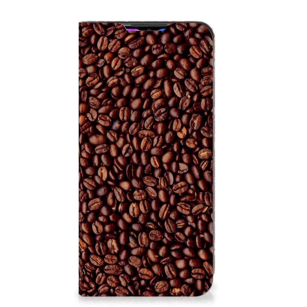 Xiaomi Redmi 9 Flip Style Cover Koffiebonen - B2C Telecom