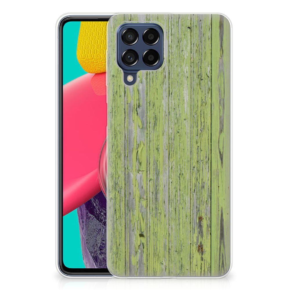 Samsung Galaxy M53 Bumper Hoesje Green Wood B2C Telecom