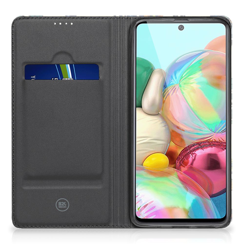 Telefoon Hoesje Samsung Galaxy A71 Barok Flower - B2C Telecom