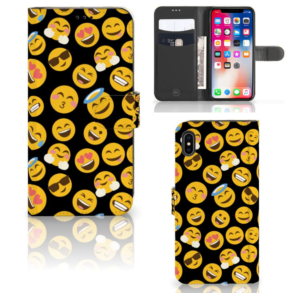 Apple iPhone Xs Max Telefoon Hoesje Emoji