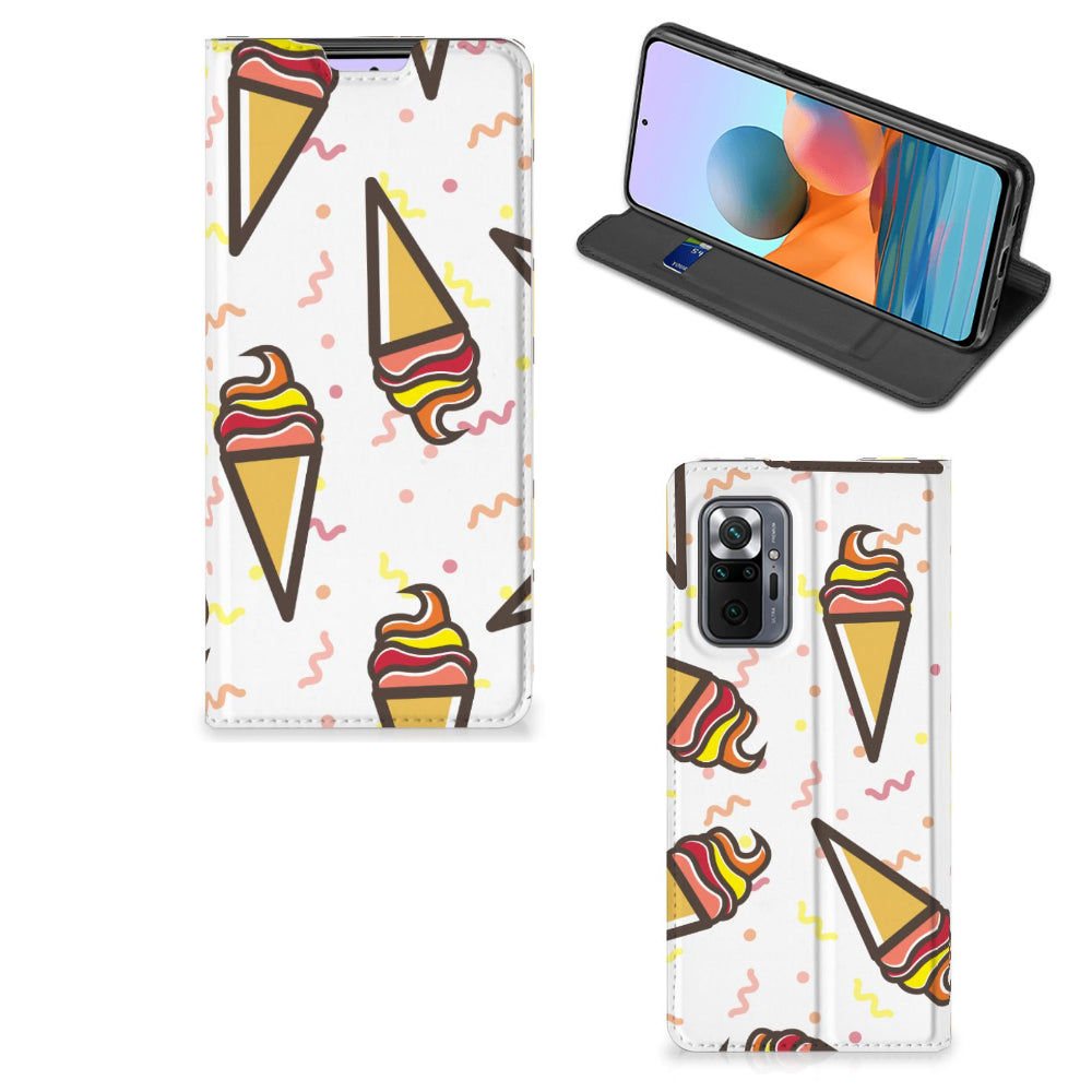 Xiaomi Redmi Note 10 Pro Flip Style Cover Icecream