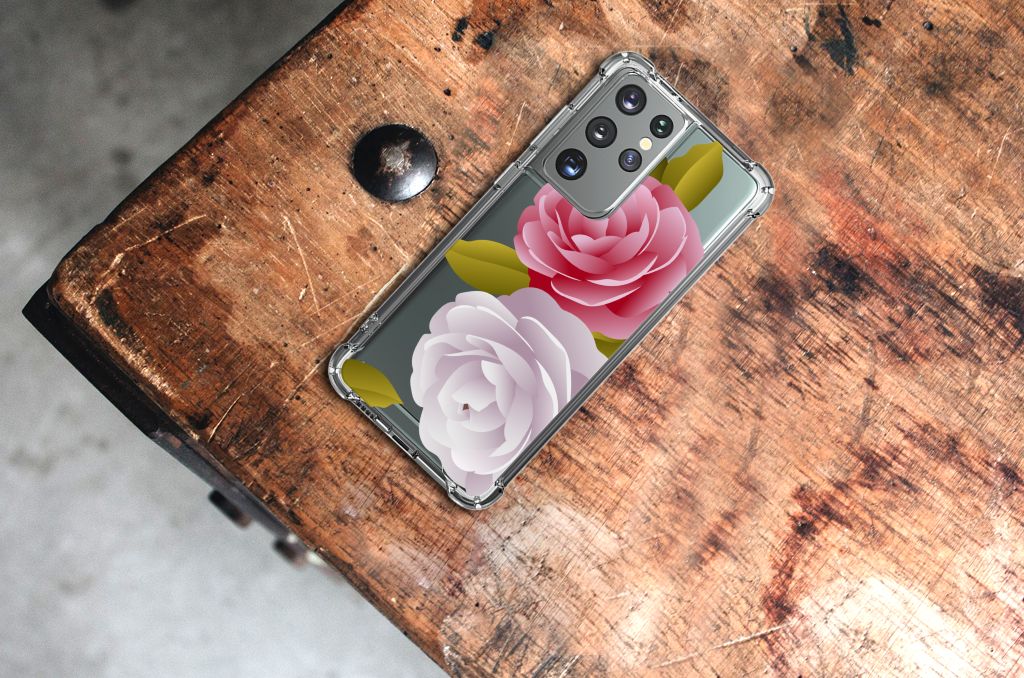 Samsung Galaxy S21 Ultra Case Roses B2C Telecom