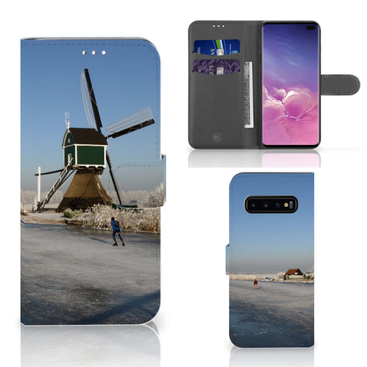 Samsung Galaxy S10 Plus Flip Cover Schaatsers