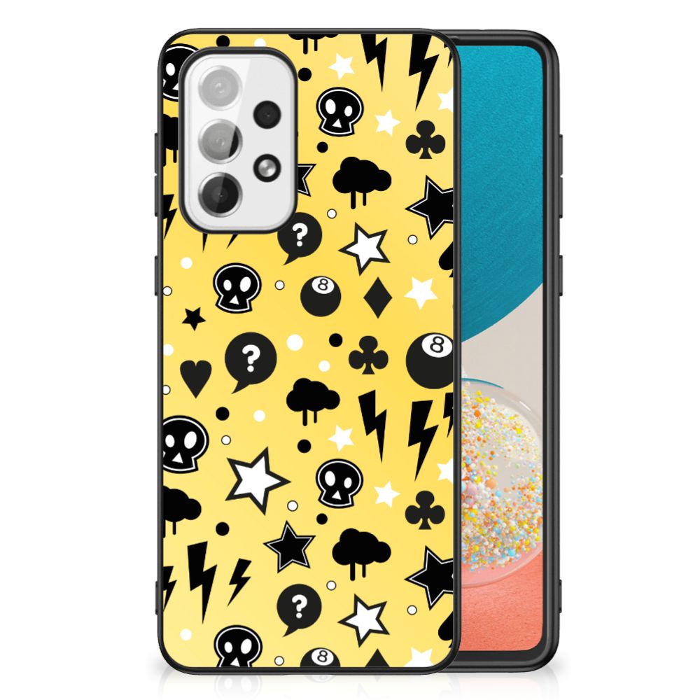 Telefoonhoesje Samsung Galaxy A73 Punk Geel B2C Telecom