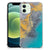 iPhone 12 Mini Anti-Shock Hoesje Marble Blue Gold B2C Telecom