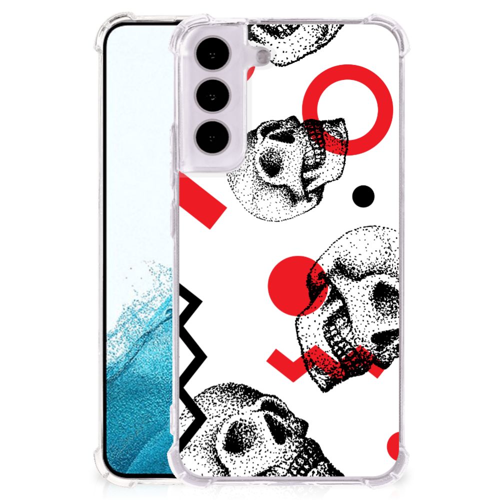 Extreme Case Samsung Galaxy S22 Skull Red