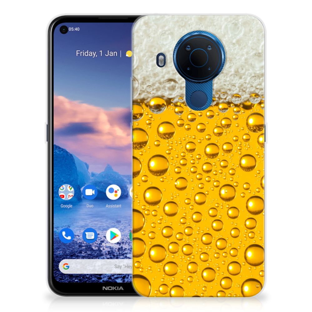 Nokia 5.4 Siliconen Case Bier
