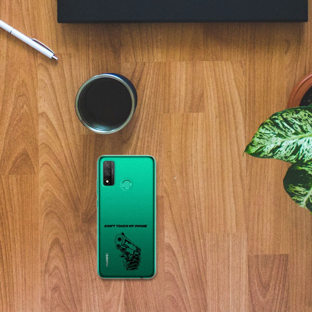 Huawei P Smart 2020 Silicone-hoesje Gun Don't Touch My Phone B2C Telecom