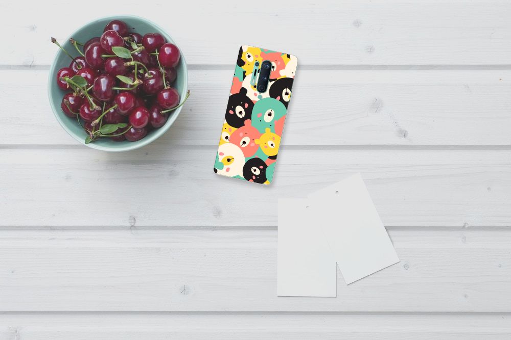 OnePlus 8 Pro Telefoonhoesje met Naam Bears B2C Telecom