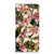 Samsung Galaxy A14 4G Smart Cover Flowers met paarswitte bloemen en groene bladeren voor een elegante uitstraling.