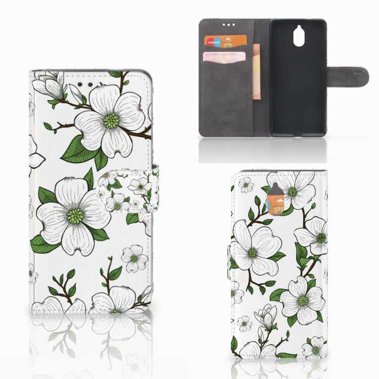 Nokia 3.1 (2018) Hoesje Dogwood Flowers