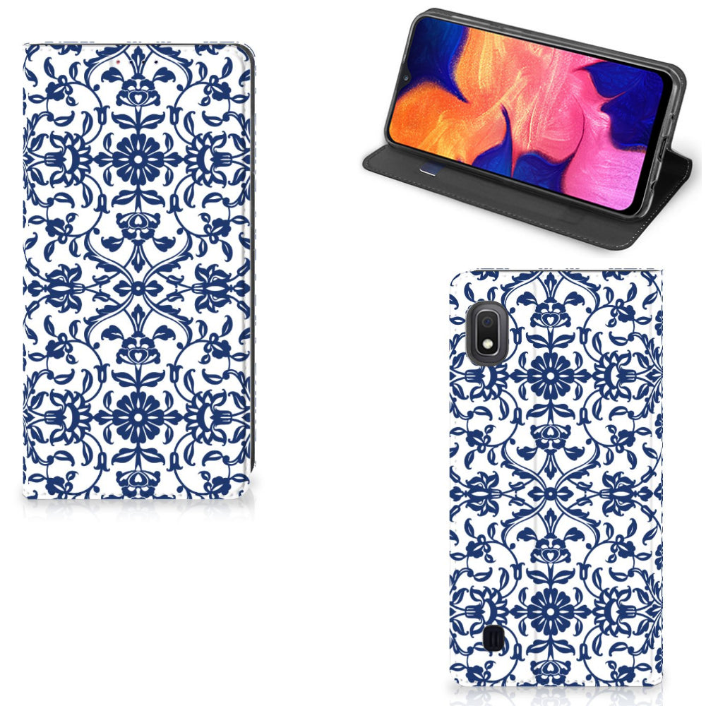 Samsung Galaxy A10 Smart Cover Flower Blue