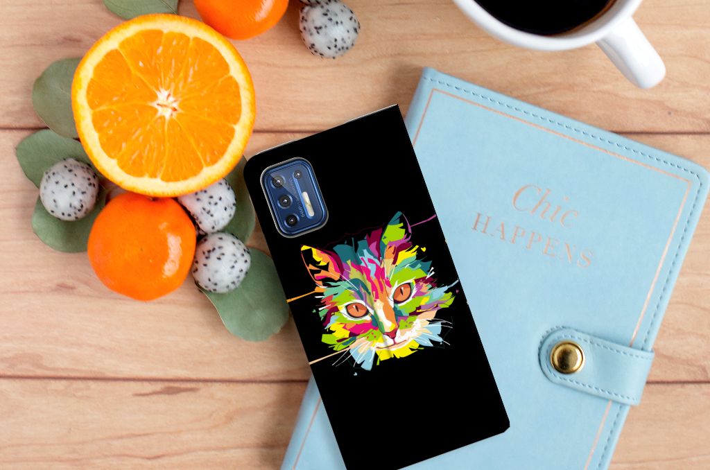 Motorola Moto G9 Plus Magnet Case Cat Color - B2C Telecom
