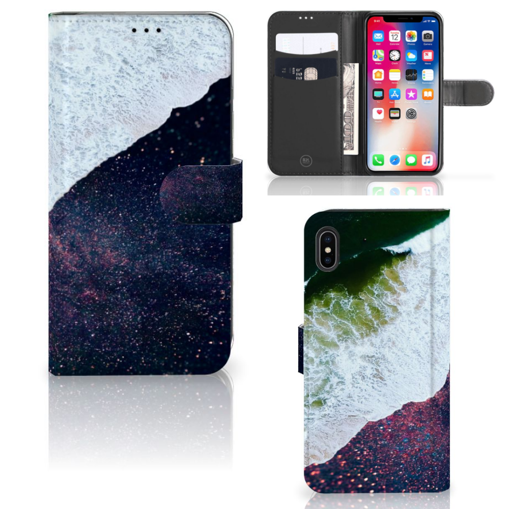 Apple iPhone Xs Max Book Case Sea in Space