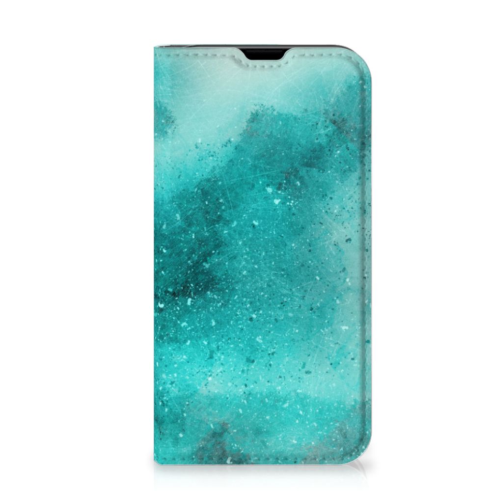 Bookcase iPhone 13 Mini Painting Blue - B2C Telecom