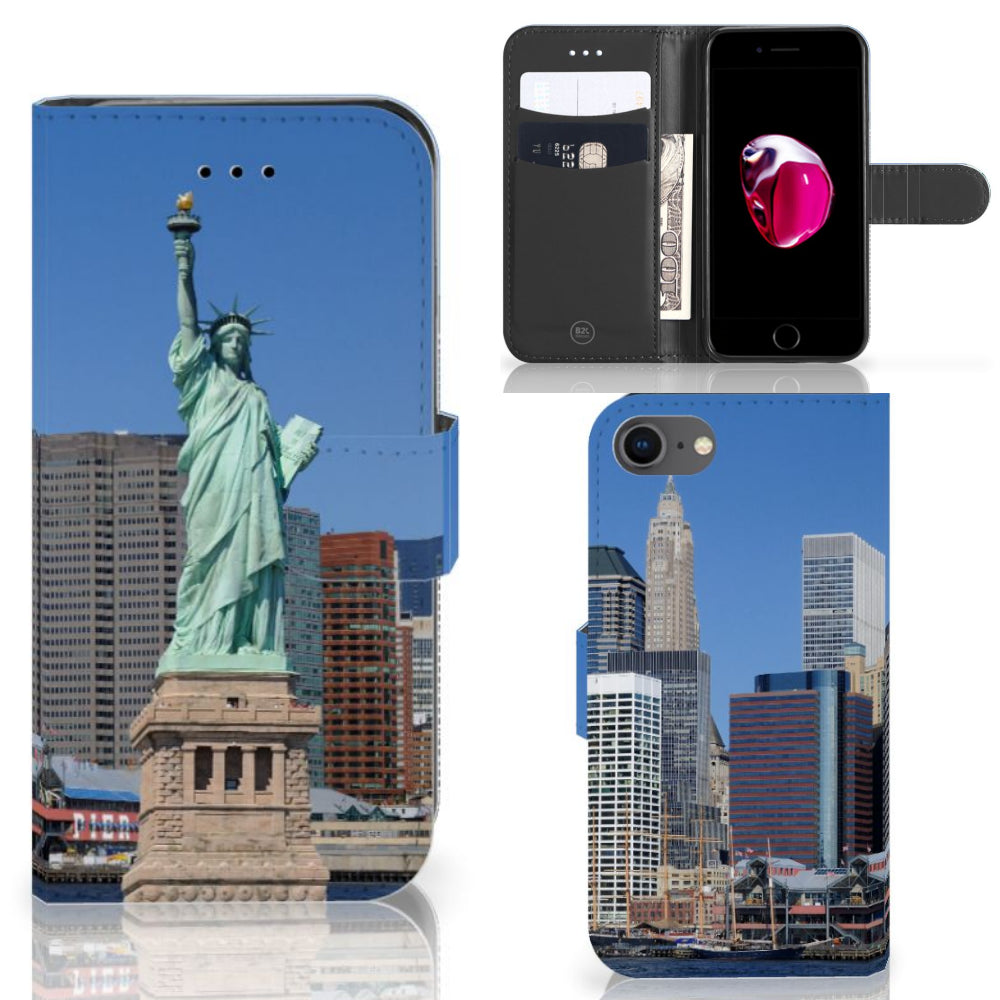 iPhone 7 | 8 | SE (2020) | SE (2022) Flip Cover Vrijheidsbeeld