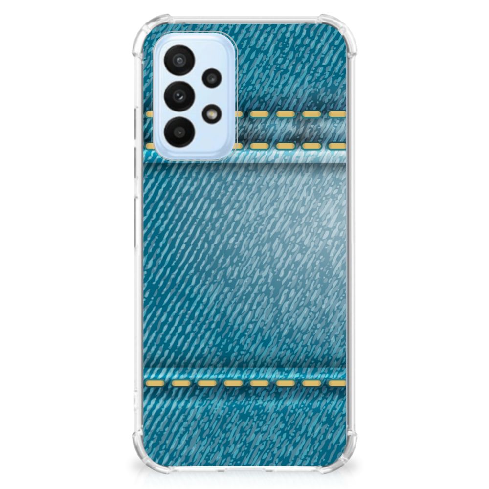 Samsung Galaxy A23 Anti Shock Bumper Case Jeans - B2C Telecom