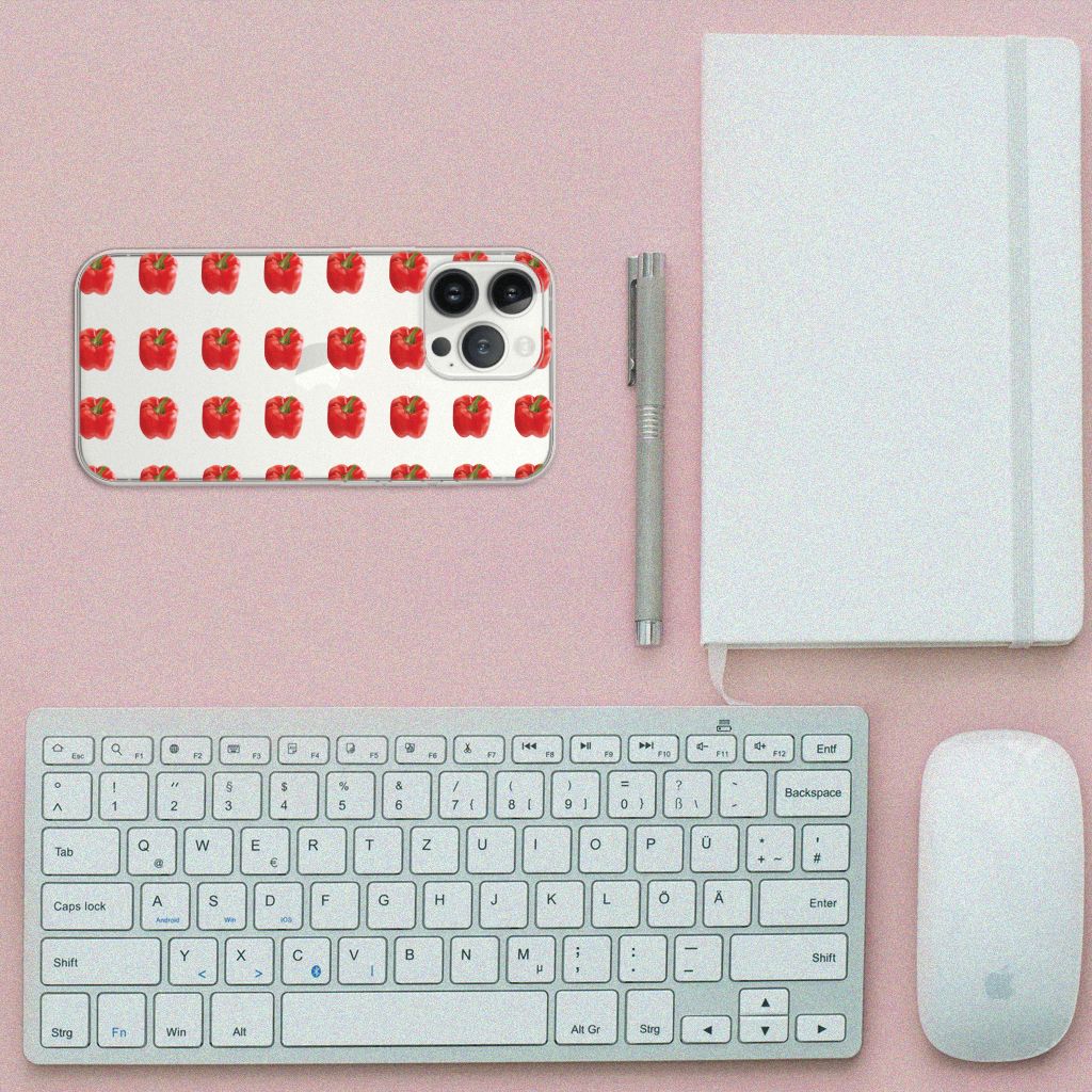 iPhone 13 Pro Max Siliconen Case Paprika Red B2C Telecom