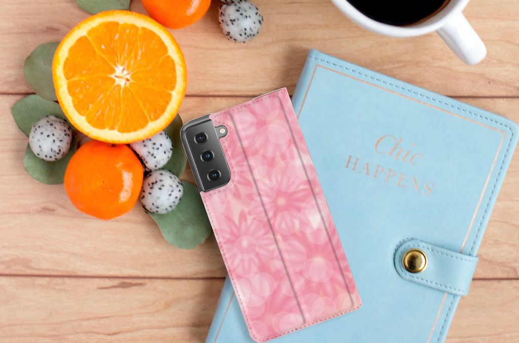 Samsung Galaxy S21 Plus Smart Cover Spring Flowers