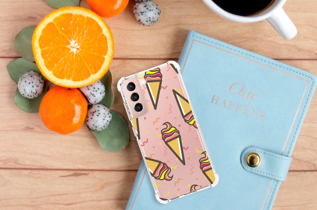 Samsung Galaxy S21 FE Beschermhoes Icecream B2C Telecom