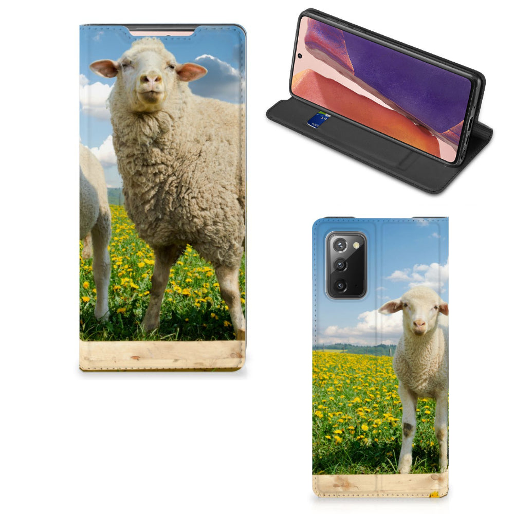 Samsung Galaxy Note20 Hoesje maken Schaap en Lammetje