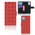 Samsung Galaxy A02s | M02s Telefoon Hoesje Batik Rood