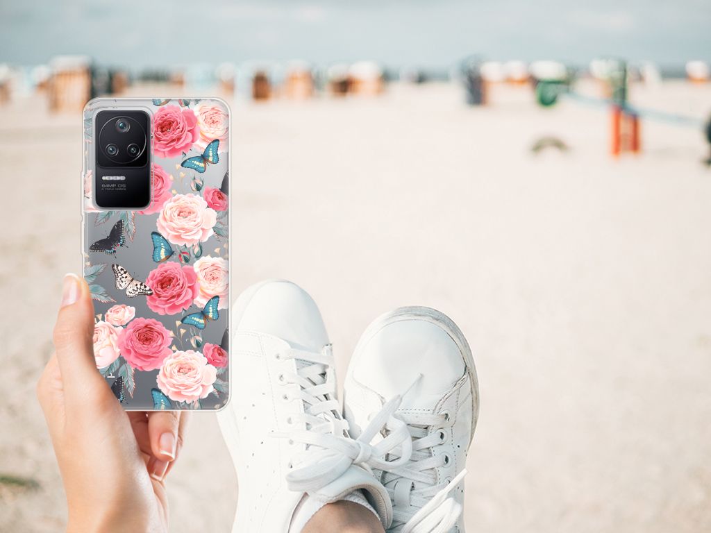 Xiaomi Poco F4 TPU Case Butterfly Roses B2C Telecom