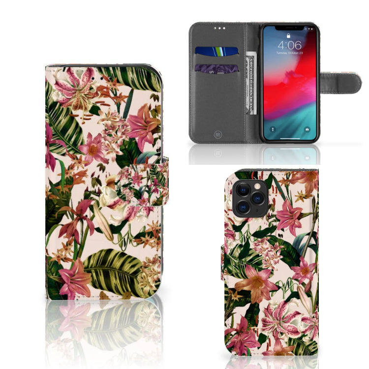 Apple iPhone 11 Pro Hoesje Flowers
