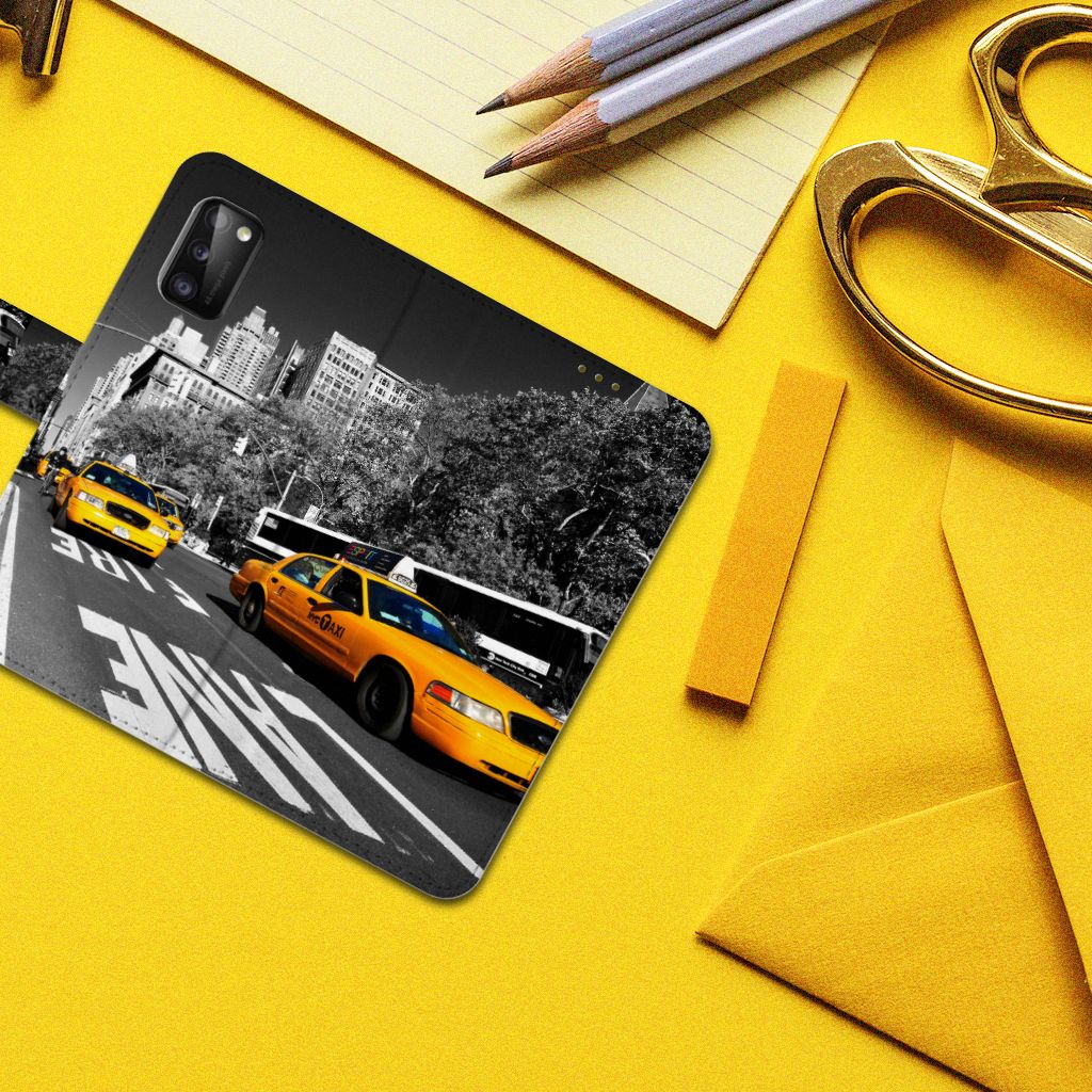 Samsung Galaxy A41 Flip Cover New York Taxi