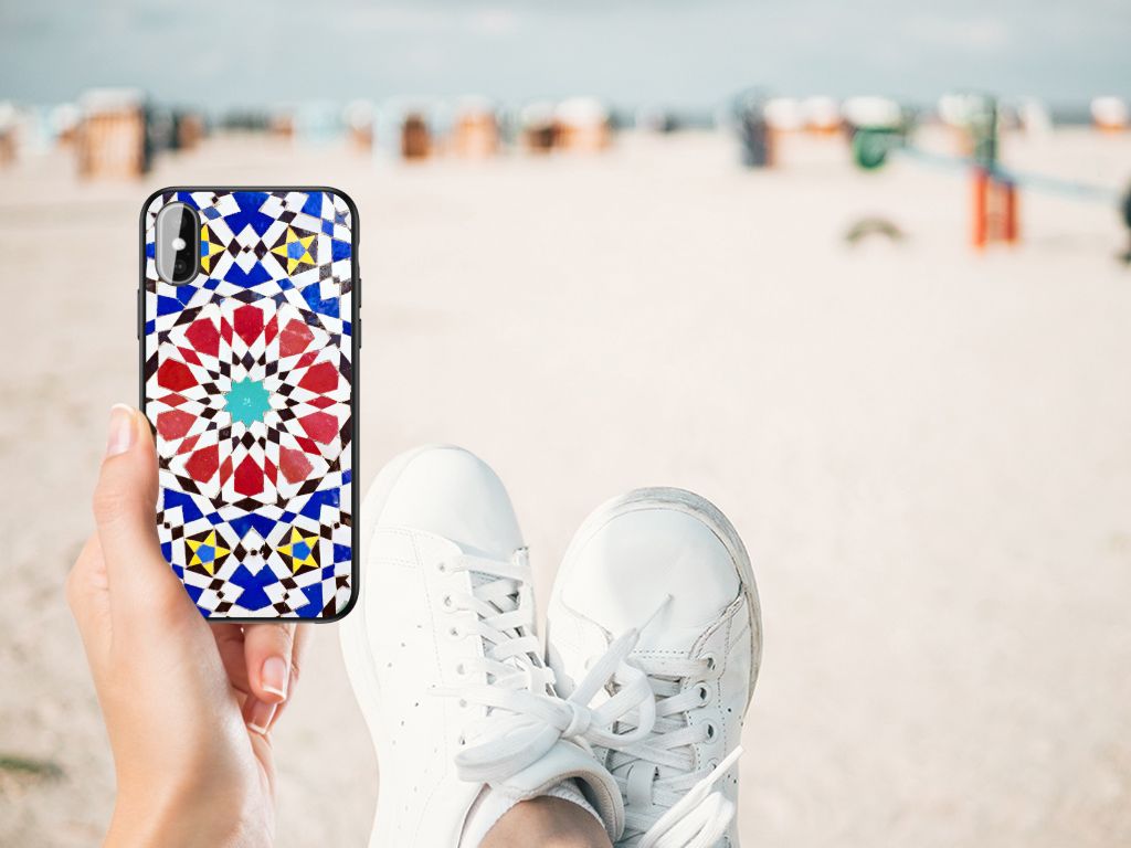 iPhone X | Xs Marmeren Print Telefoonhoesje Mozaïek B2C Telecom
