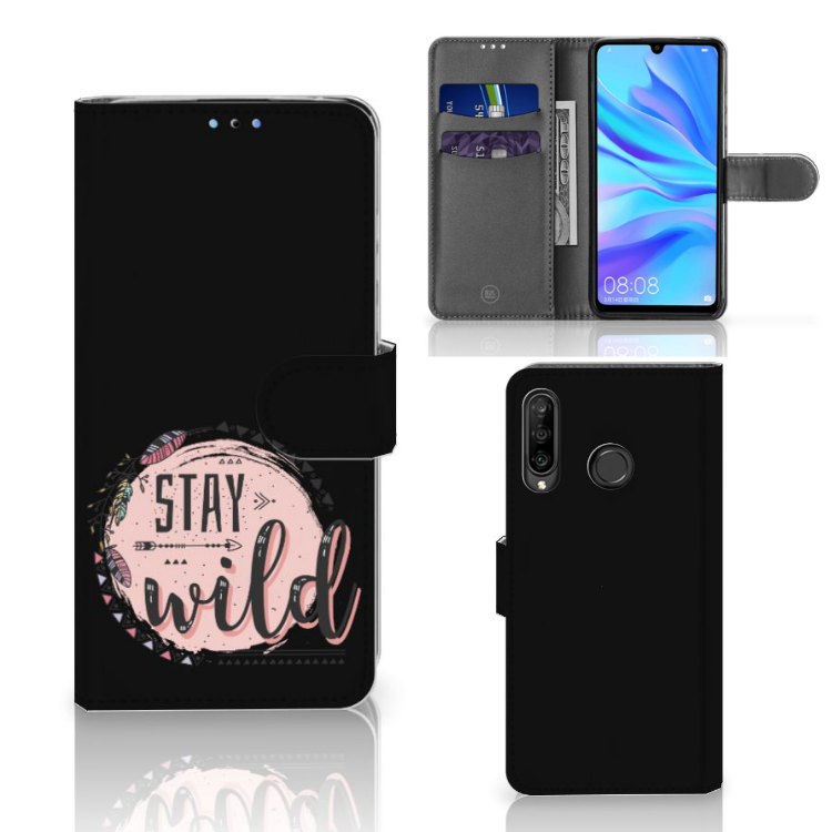 Huawei P30 Lite (2020) Leuk Hoesje Boho Stay Wild