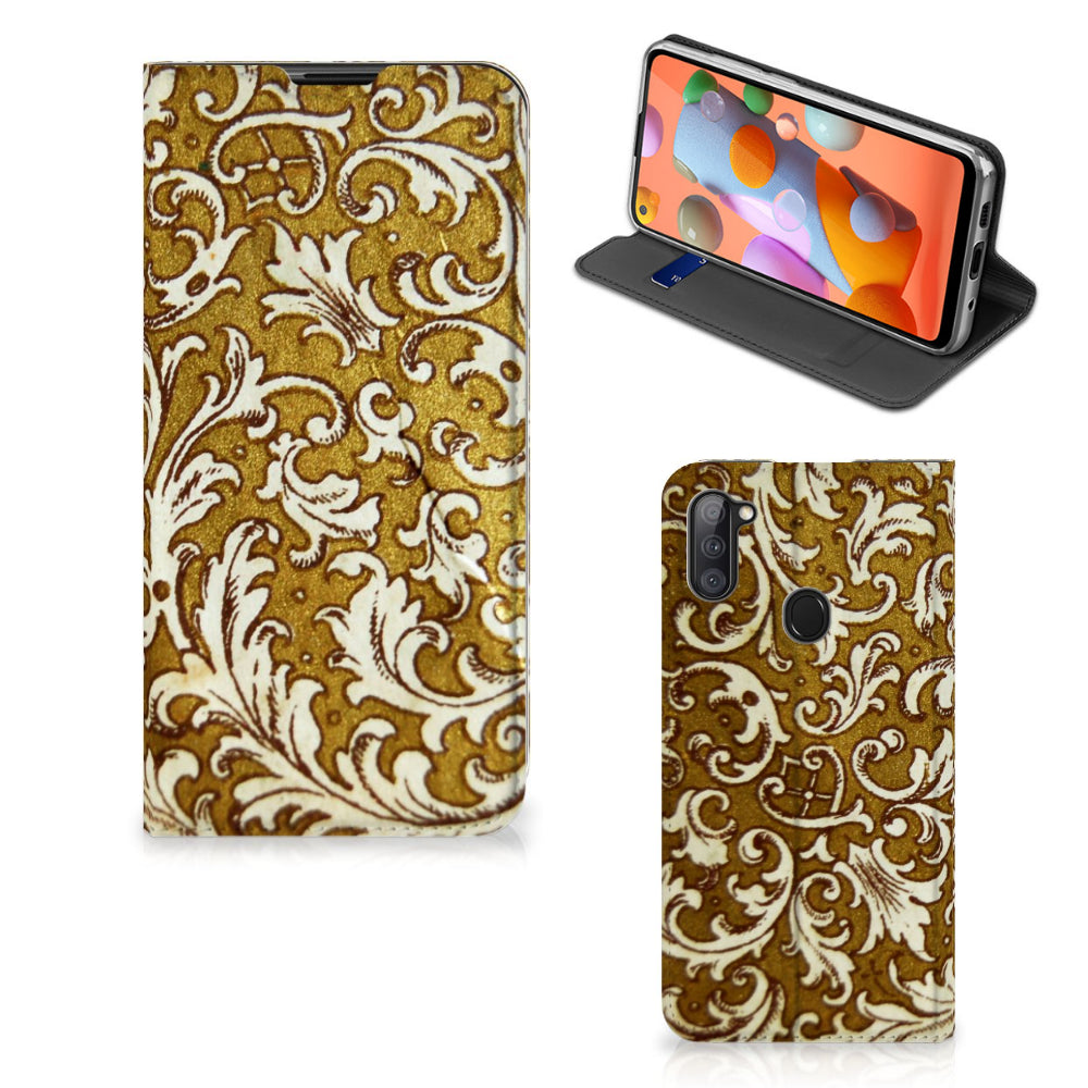Telefoon Hoesje Samsung Galaxy M11 | A11 Barok Goud