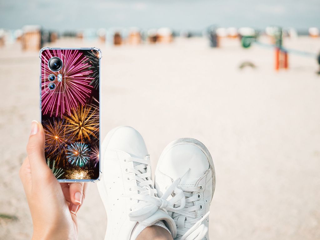 Xiaomi 12 Lite Anti Shock Bumper Case Vuurwerk B2C Telecom