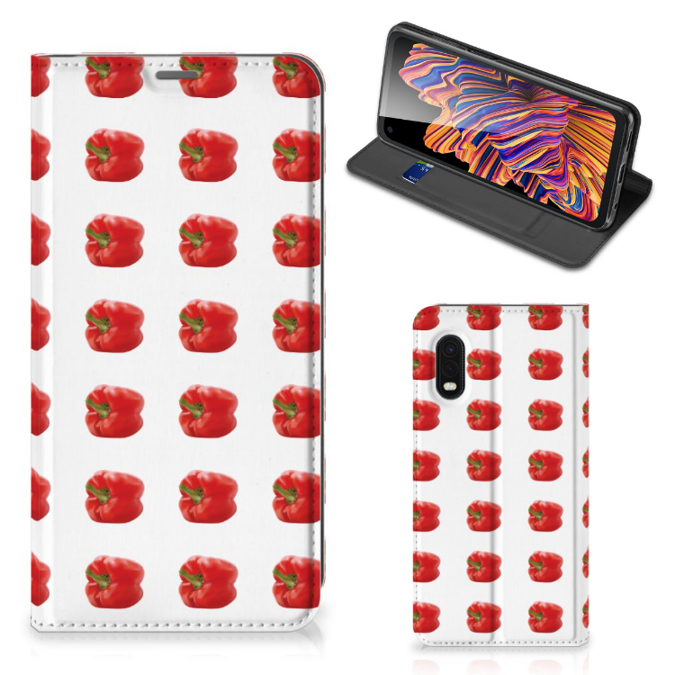 Samsung Xcover Pro Flip Style Cover Paprika Red - B2C Telecom