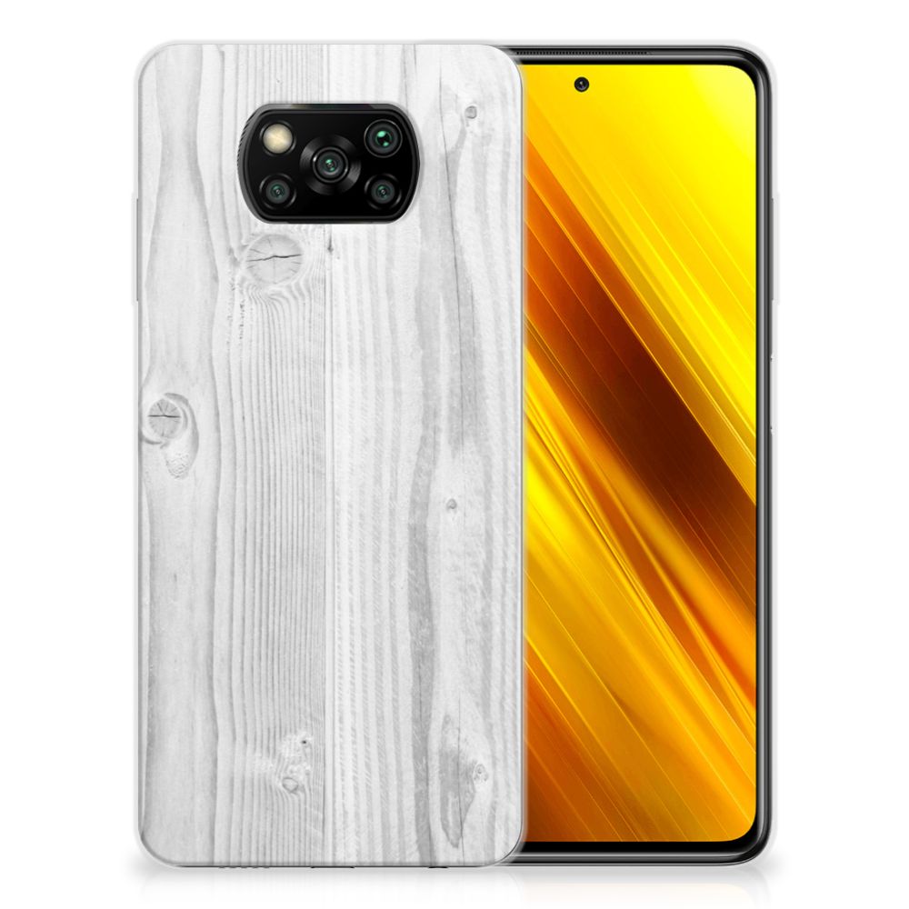 Xiaomi Poco X3 | Poco X3 Pro Bumper Hoesje White Wood B2C Telecom