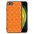 iPhone SE 2022 | SE 2020 | 7/8 Back Case Batik Oranje met opvallend oranje patroon en schokabsorberend ontwerp.