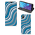 Huawei Y5 (2019) Hoesje met Magneet Waves Blue - B2C Telecom