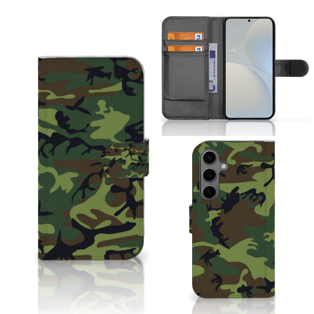 Samsung Galaxy S25 Telefoon Hoesje Army Dark