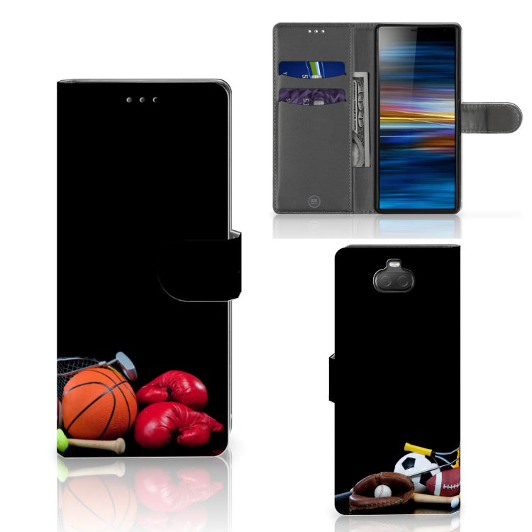 Sony Xperia 10 Wallet Case met Pasjes Sports