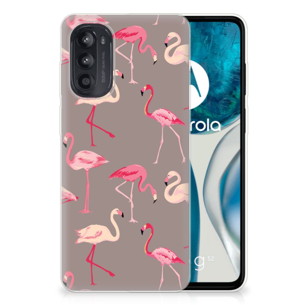 Motorola Moto G52/G82 TPU Hoesje Flamingo B2C Telecom