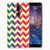 Nokia 7 Plus TPU bumper Zigzag Multi Color