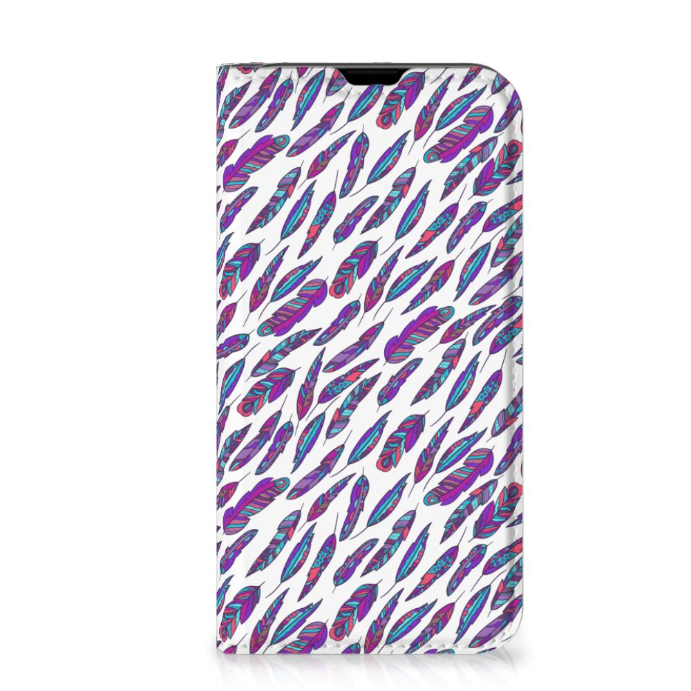 iPhone 13 Mini Hoesje met Magneet Feathers Color - B2C Telecom