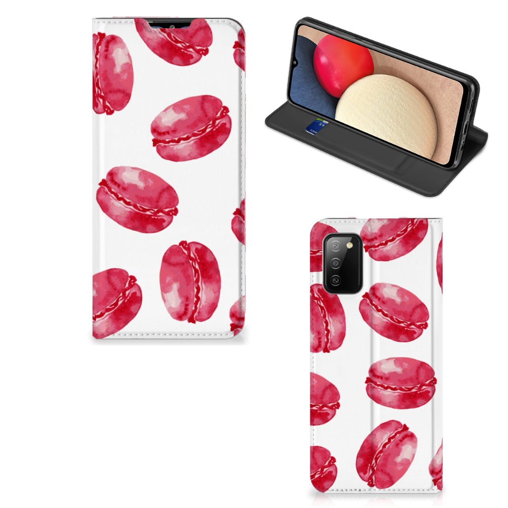 Samsung Galaxy M02s | A02s Flip Style Cover Pink Macarons