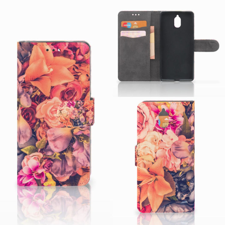 Nokia 3.1 (2018) Hoesje Bosje Bloemen