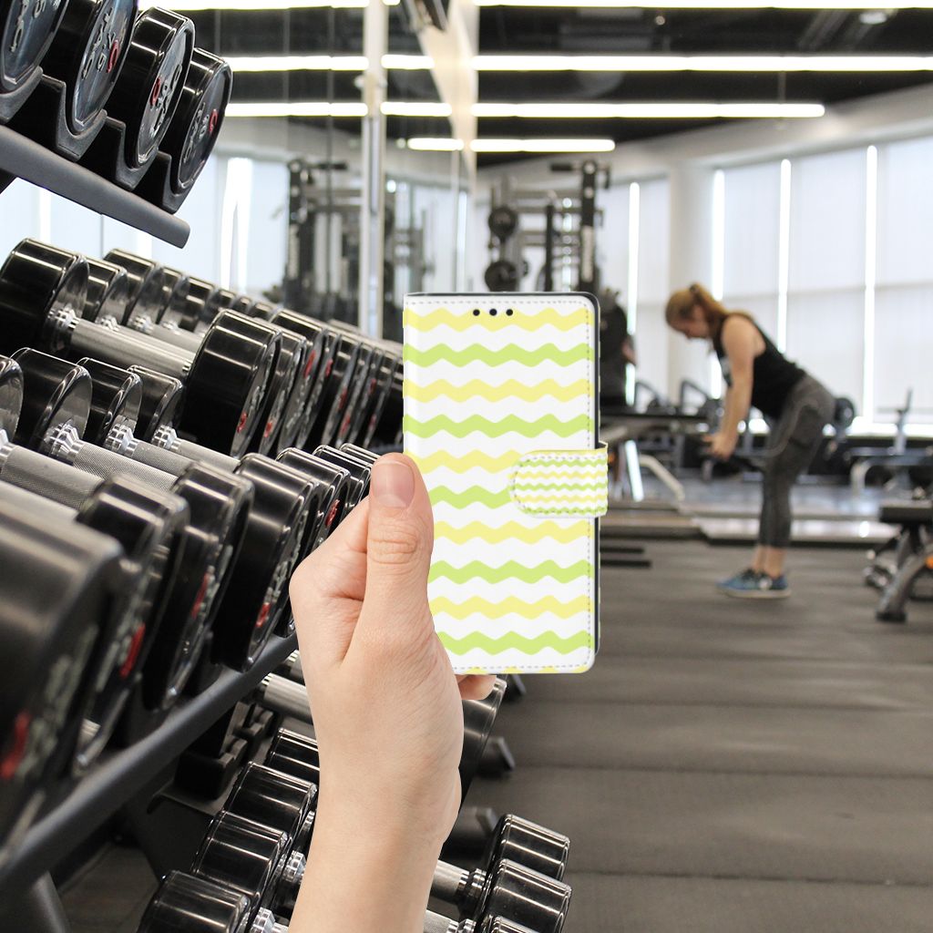 Sony Xperia XA1 Telefoon Hoesje Waves Yellow