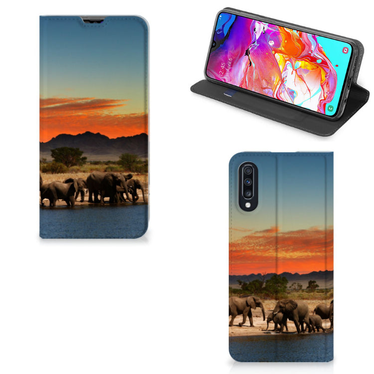 Samsung Galaxy A70 Hoesje maken Olifanten