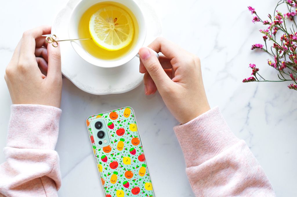 OnePlus Nord 2 5G Siliconen Case Fruits B2C Telecom