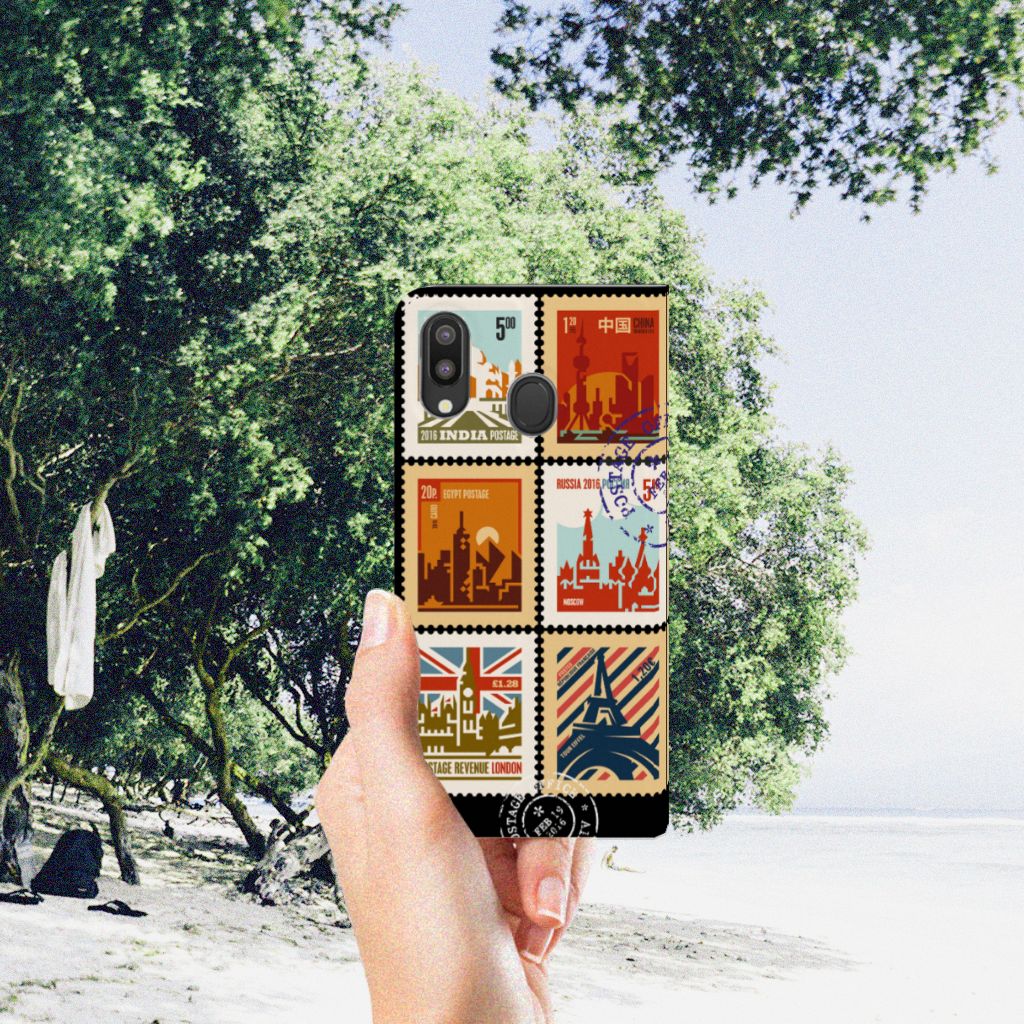 Samsung Galaxy M20 Book Cover Postzegels