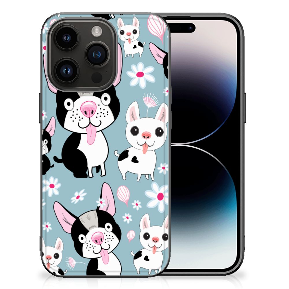 iPhone 15 Pro Dierenprint Telefoonhoesje Hondjes