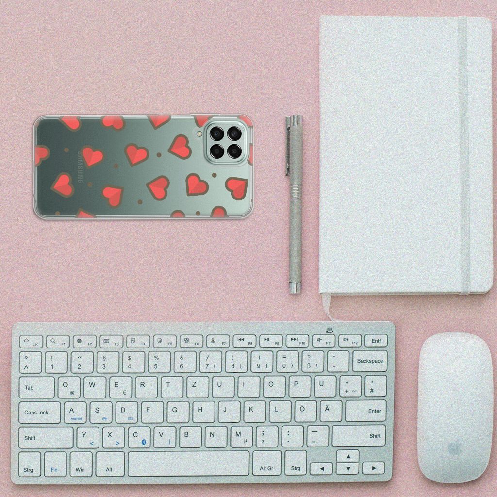Samsung Galaxy M33 TPU bumper Hearts B2C Telecom